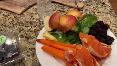 Smoothie with Fruit and Veggies