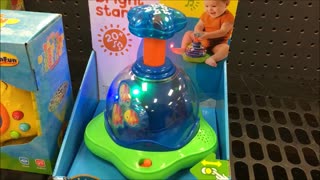 Press and Glow Spinner Toy