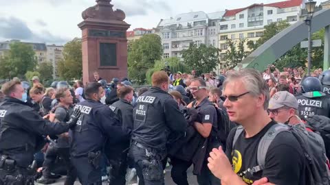 Berlin, Germany: Lockdown/COVID Protests Aug. 28th, 2021
