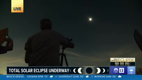 WATCH: Total solar eclipse happens in Indianapolis and Central Indiana