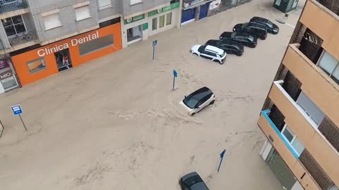 Major Flood Due To Heavy Rains Molina De Segura Of Murcia Province, Spain | June 12, 2024