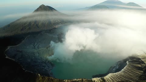 Mine volcano