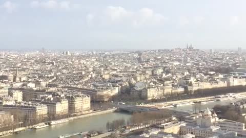 A great view from the Eiffel Tower