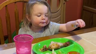 Toddler Tries Buffalo Sauce for the First Time