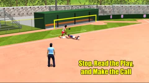 2 Umpire - Runner on 1B - Pickoff At 1B