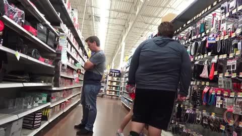 fart prank at Walmart