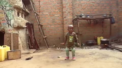 "Adorable baby Prince'' - Dancing I Love You Africa || Masaka Kids Africana