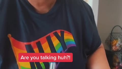 funny mom reaction on LGBTQ+