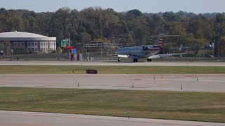 CRJ-700 Operating as SkyWest Flt 3272 Arriving at St. Louis Lambert Intl from Chicago O'Hare Intl