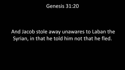 KJV Bible Genesis Chapter 31