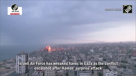 Israel Air Force rains fire, destroys headquarters linked with Hamas’ senior Naval force in Gaza!!!
