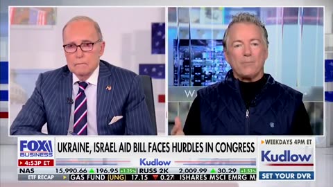 Rand Paul: It's criminal neglect for McConnell, Schumer & Biden to send $100 Billion Overseas