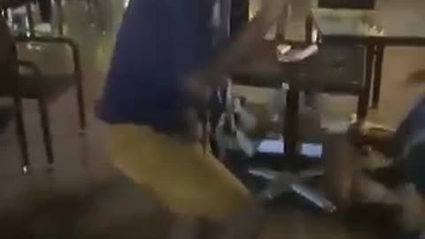 Young Boy Perform Fun Dance In Hotel