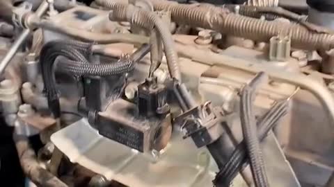 Automobile engine carbon deposition cleaning and repairing engine