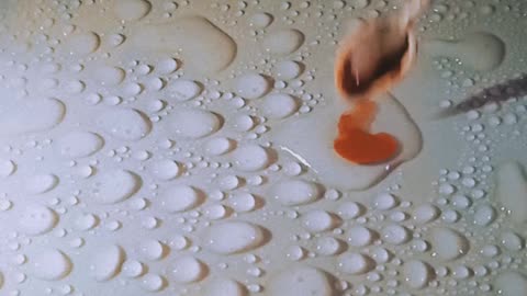 Relaxing water drop