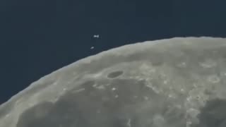 Objects above moon telescope
