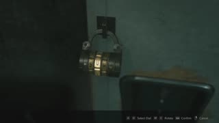 Resident Evil 2 Remake Sewers Control Room Locker Combination