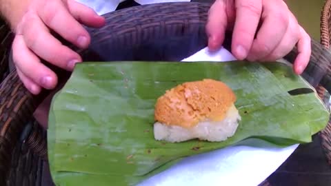 THAI FOOD THAI DESSERTS STEAMED PUMPKIN STICKY RICE ปุ้มปุ้ยหมูสามชั้น - Amazing Thai Food