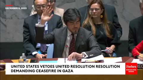 United States Vetoes United Nations Resolution Resolution Demanding Ceasefire In Gaza
