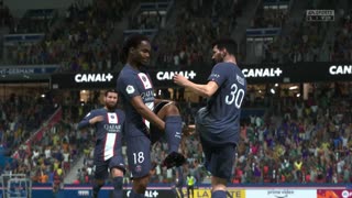 Messi Free Kick Fifa 23 Gameplay HDR #fifa23 #soccor #playstation #gaming