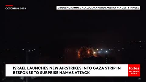 Israel Continues To Fire Into Gaza Strip In Response To Hamas| FORBES Breaking NEWS |