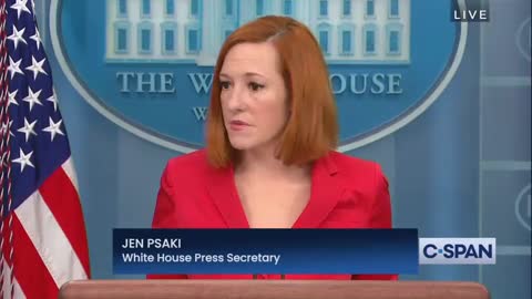 Reporter to Psaki: "What is the President's message to Americans who are going to the gas station today & seeing prices so high?"