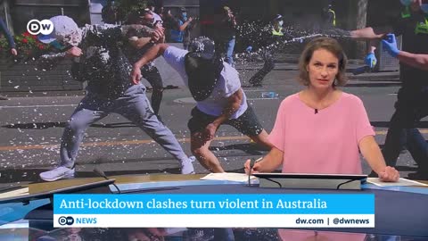 Anti-lockdown protests turn violent in Australia