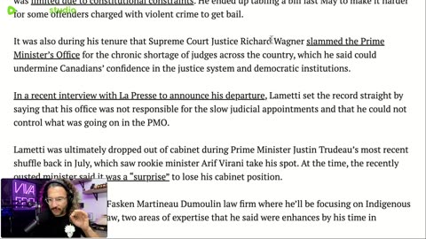Trudeau's Former Minister of Justice David Lametti NUKES Twitter Account & Then RESIGNS! Viva Frei