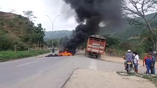 Informales bloquearon paso en el norte de Bucaramanga