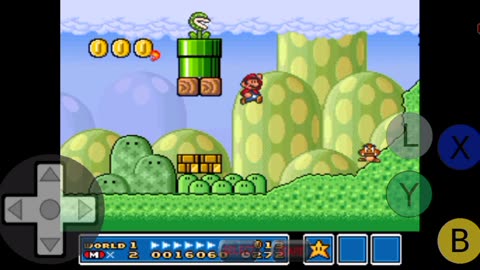 Super Mario 3 World 1-2 Super Nintendo