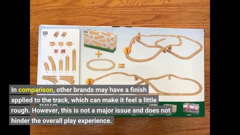 BRIO33772 Special Track Pack 50 Pieces of Wooden Tracks and Train Accessories for Kids Age 3 and Up