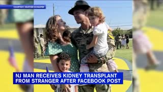 NJ man gifted kidney by total stranger