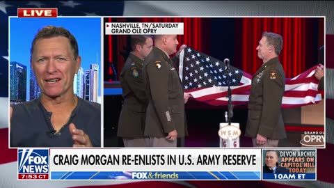 Country Music Star Craig Morgan Shares Why He is Re-enlisting in the U.S. Army
