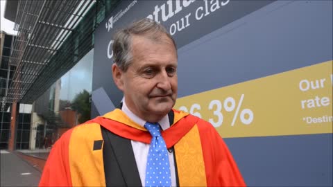 Henry Carver receives honorary degree from Wolverhampton