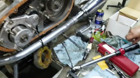 1975 Norton Mk3, Primary chain case upgrade, Installing a CNW Sprocket, Sprag and gear set