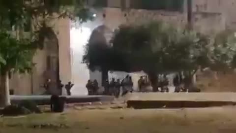 IDF forces just entered the Al-Aqsa Mosque compound