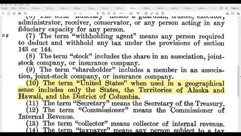 Since 1913, has US Federal Income Tax law NEVER applied to the 50 States of the Union