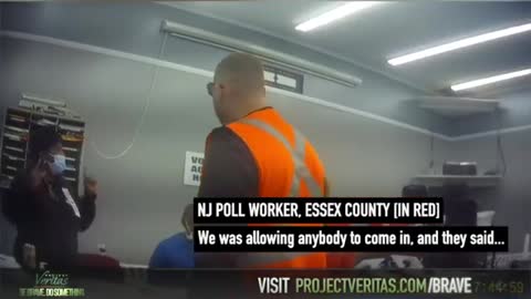 NJ poll worker violating Election Laws - PV