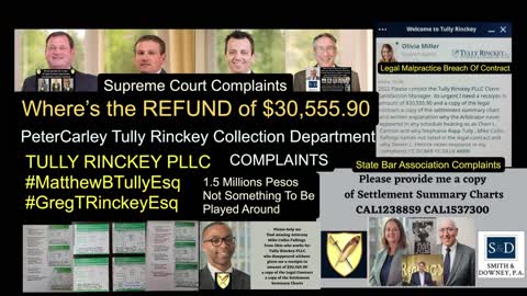 Better Business Bureau Complaints - Tully Rinckey PLLC - MikeC.Fallings - Cheri L. Cannon - Stephanie Rapp Tully - Refund $30, 555.90 Legal Malpractice Breach Of Contract - Abandoned Client - Manila Bulletin - SMNINews - FoxBaltimore - FoxBusiness - BBB