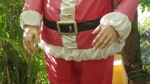 Santa Claus mannequin in Florida