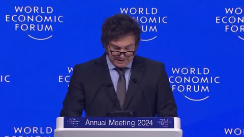 Javier Milei (president of Argentina) rips WEF to shreds at DAVOS.