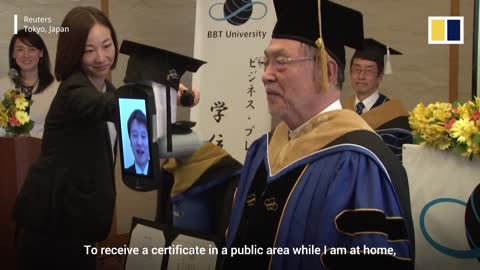 Avatar robots replace Japanese students for graduation ceremony amid Covid-19 pandemic