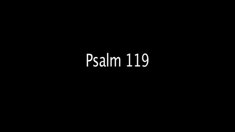 Sunday June 30, 2024. Meditation / Prayer - Psalm 119