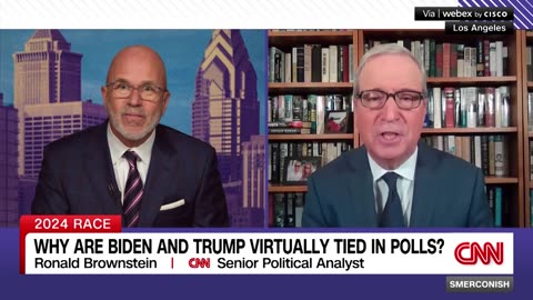 Analyst on why Trump and Biden are neck and neck in polls.