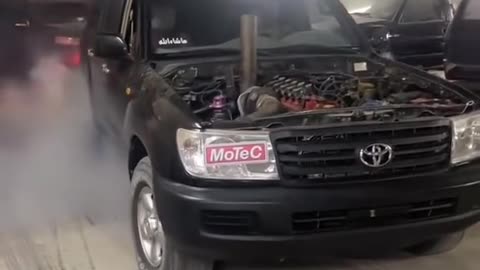 Toyota suv exhaust going crazy