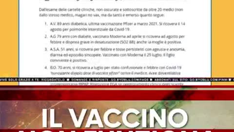 ⚠️ BOOM!💉 Avvocatura infermieri riceve e rivela 35 cartelle di vaccinati finiti in intensiva