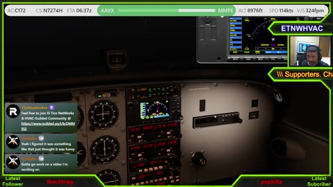 Flight Simulation - Night Flight - New Aircraft!!