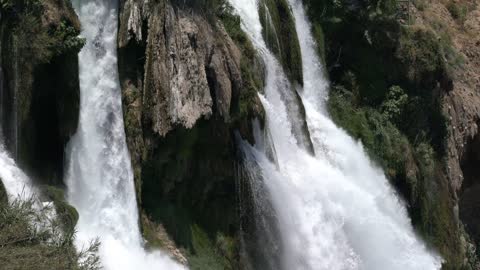 Beautiful, flowing waterfall clips