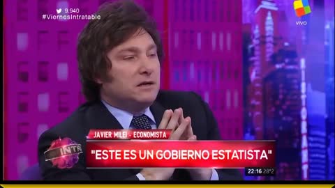 "El que dice Neoliberal es Bruto". Javier Milei