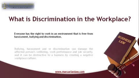 Top 4 Examples of the Workplace Discrimination - Marcarian Law Firm